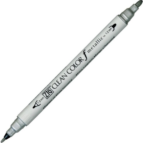 ZIG CLEAN COLOR F METALLIC TCS-8000 102 SILVER- 