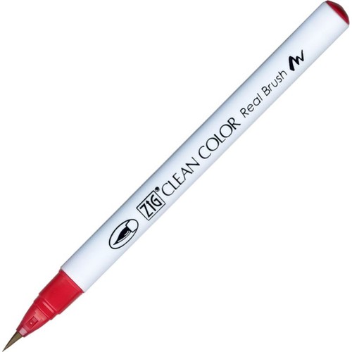 ZIG CLEAN COLOR REAL BRUSH RB-6000AT 029 GERNIUM RED- 