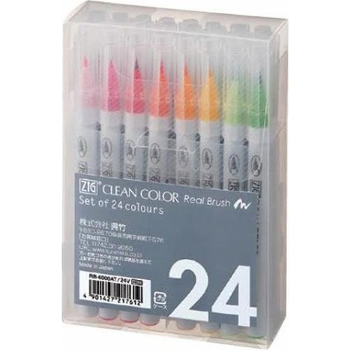 ZIG CLEAN COLOR REAL BRUSH RB-6000AT/24V 24 LÜ- 