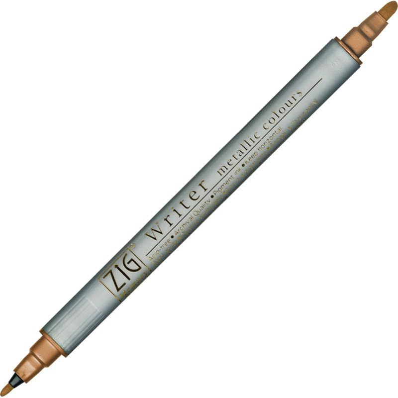 ZIG DAVETİYE KALEMİ METALİK MS-8000 123 COPPER- 