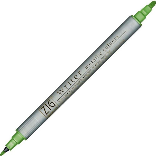 ZIG DAVETİYE KALEMİ METALİK MS-8000 128 L.GREEN- 