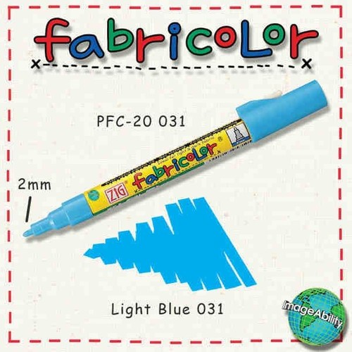 ZIG FABRICOLOR KUMAŞ KALEMİ PFC-20 031 LIGHT BLUE- 