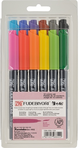 ZIG FUDEBIYORI BRUSH CBK-55N/12V 12 Lİ- 