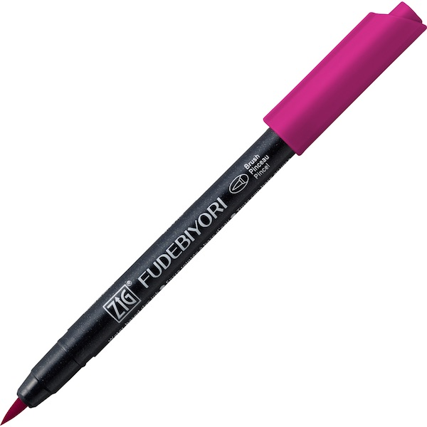 ZIG FUDEBIYORI BRUSH CBK-55N 27 DARK PINK- 