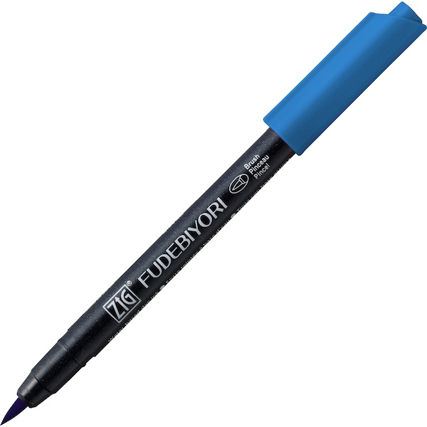 ZIG FUDEBIYORI BRUSH CBK-55N 34 DULL BLUE- 