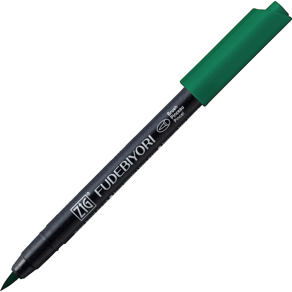 ZIG FUDEBIYORI BRUSH CBK-55N 400 MARINE GREEN- 