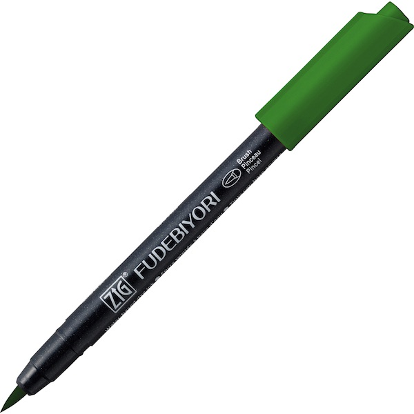 ZIG FUDEBIYORI BRUSH CBK-55N 44 DEEP GREEN- 