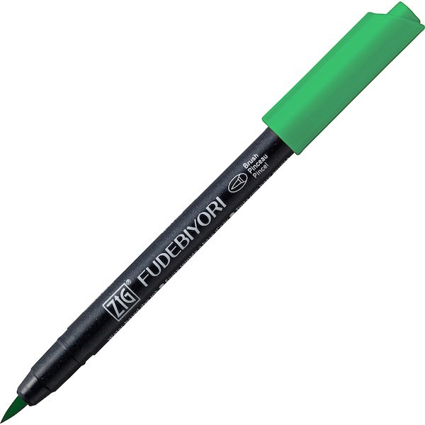 ZIG FUDEBIYORI BRUSH CBK-55N 48 EMERALD GREEN- 