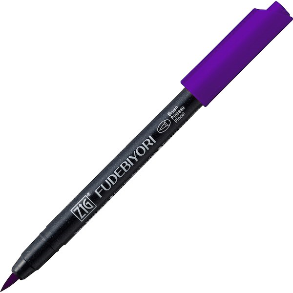 ZIG FUDEBIYORI BRUSH CBK-55N 84 DEEP VIOLET- 