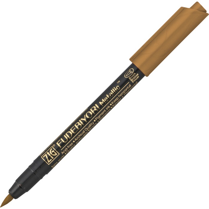 ZIG FUDEBIYORI BRUSH METALLIC CBK-55MT 123 COPPER- 