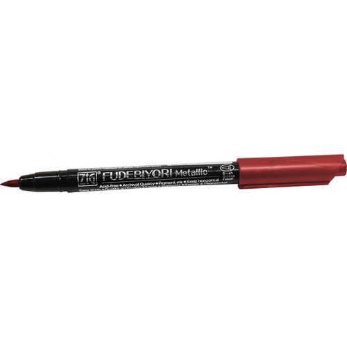 ZIG FUDEBIYORI BRUSH METALLIC CBK-55MT 126 RED- 