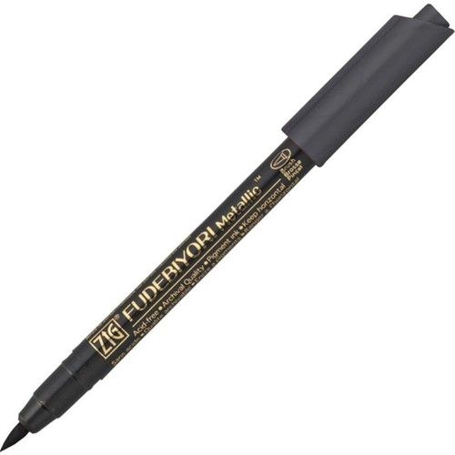 ZIG FUDEBIYORI BRUSH METALLIC CBK-55MT 127 BLACK- 