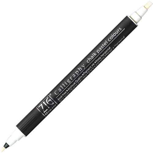 ZIG KALİGRAFİ KALEMİ CHALK PASTEL MS-6400 000 WHITE- 