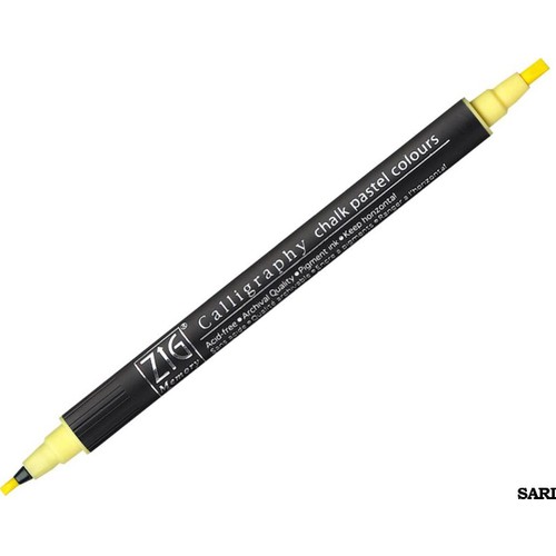 ZIG KALİGRAFİ KALEMİ CHALK PASTEL MS-6400 050 YELLOW- 