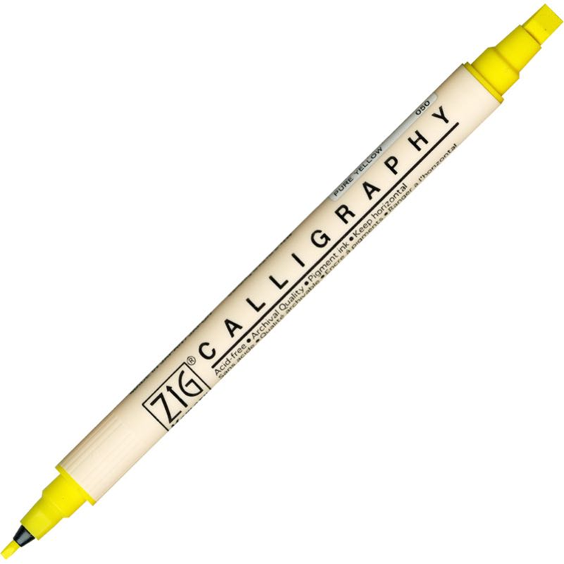 ZIG KALİGRAFİ KALEMİ MS-3400 050 PURE YELLOW- 