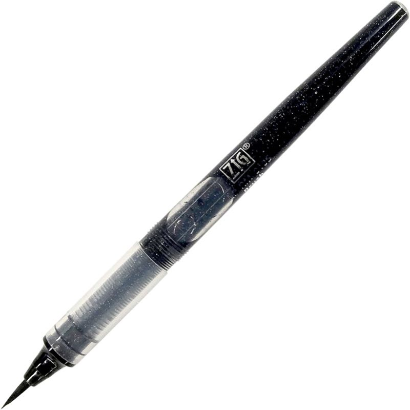 ZIG LETTER PEN COCOIRO REFILL RM010S BRUSH SİYAH- 