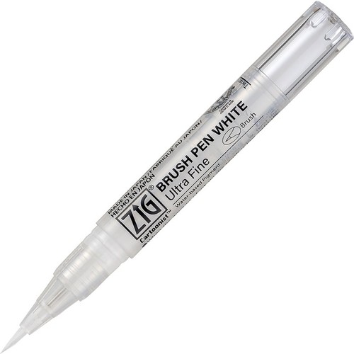 ZIG MANGAKA BRUSH PEN WHITE NO:CNBW02-S- 